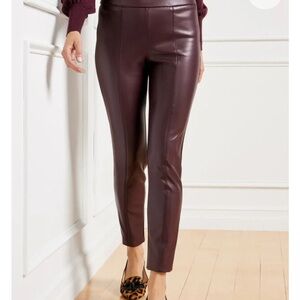 Talbots Faux Leather Leggings